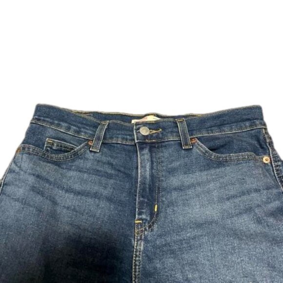 LEVIS boyfriend dark denim jeans size 2 26 in great condition - Picture 2 of 6